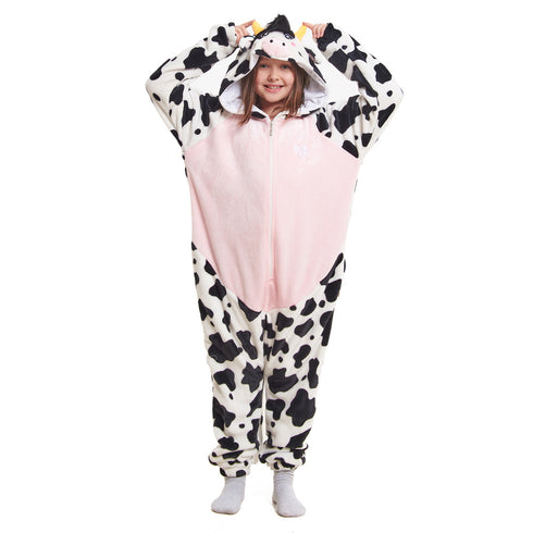 Snuggs Kids Blanket Onesie Rose Cow